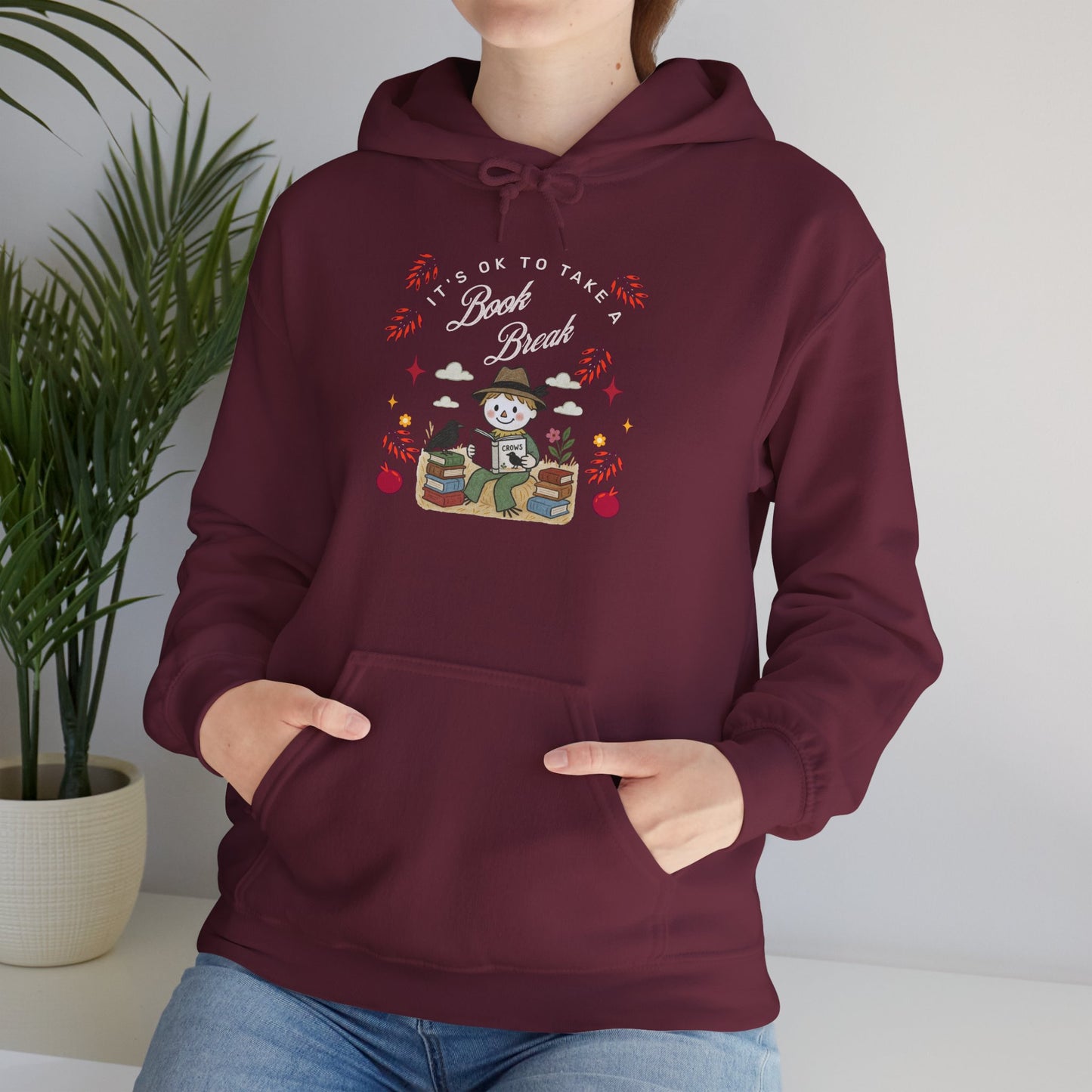 Book Lover Hoodie -Fall Outfit, Fall Hoodie for Book lovers