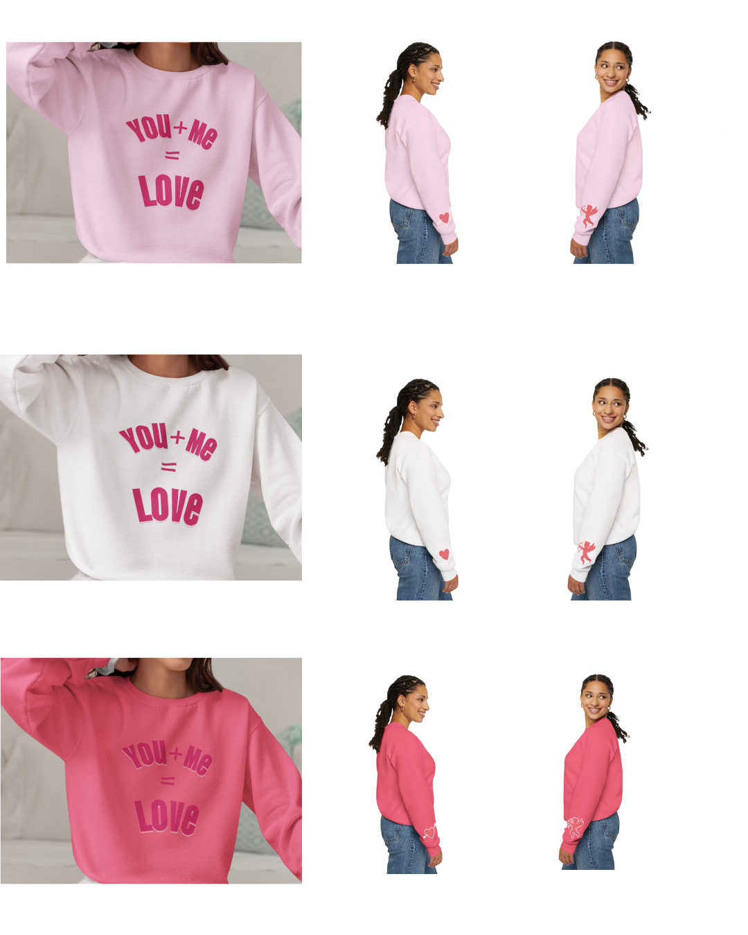 Valentine Couple Sweatshirt — Romantic Valentine's Day Gift