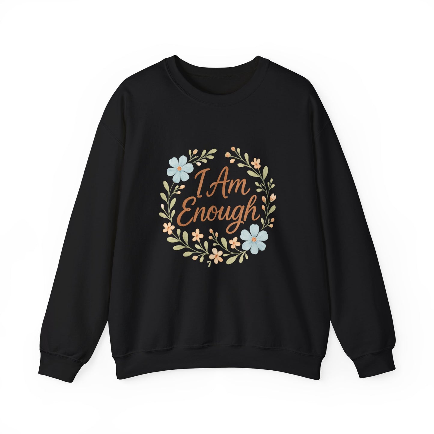 Positive Affirmation sweater, believe in yourself, empowerment message, cozy sweatshirt. Unisex Heavy Blend™ Crewneck Sweatshirt