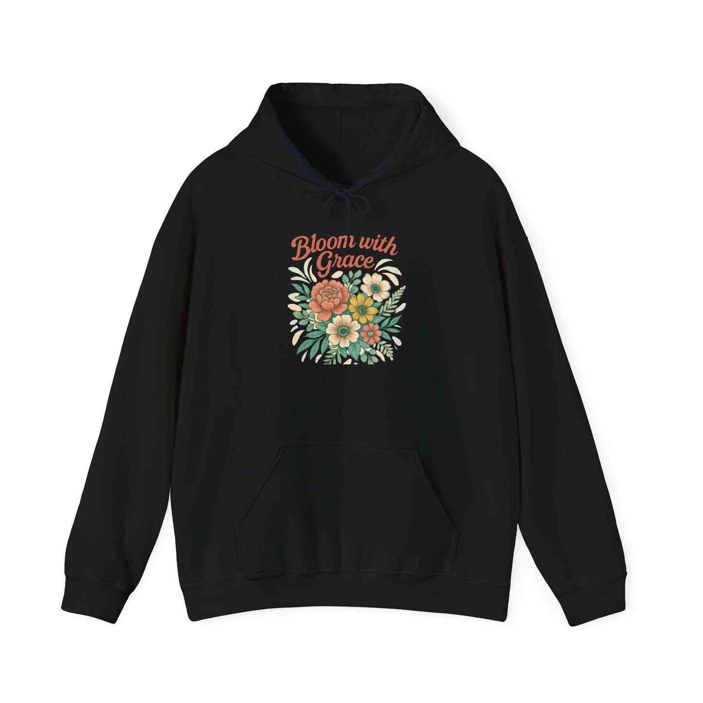 Modern Floral Unisex Hoodie Sweatshirt, Cozy Sweater, Great Gift for Women, Women's Winter Fashion, Flower Pattern Top, Gift for Her, Floral