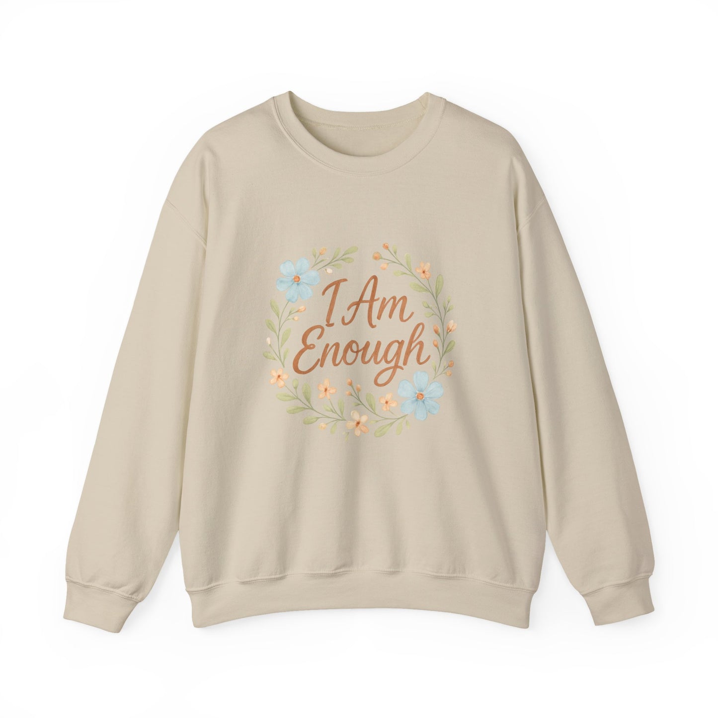 Positive Affirmation sweater, believe in yourself, empowerment message, cozy sweatshirt. Unisex Heavy Blend™ Crewneck Sweatshirt