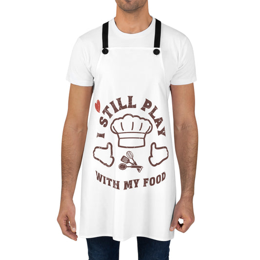 Playful Chef Apron, Cooking Gift, Funny Kitchen Wear, Baking Apron, Foodie Humor, Culinary Celebration