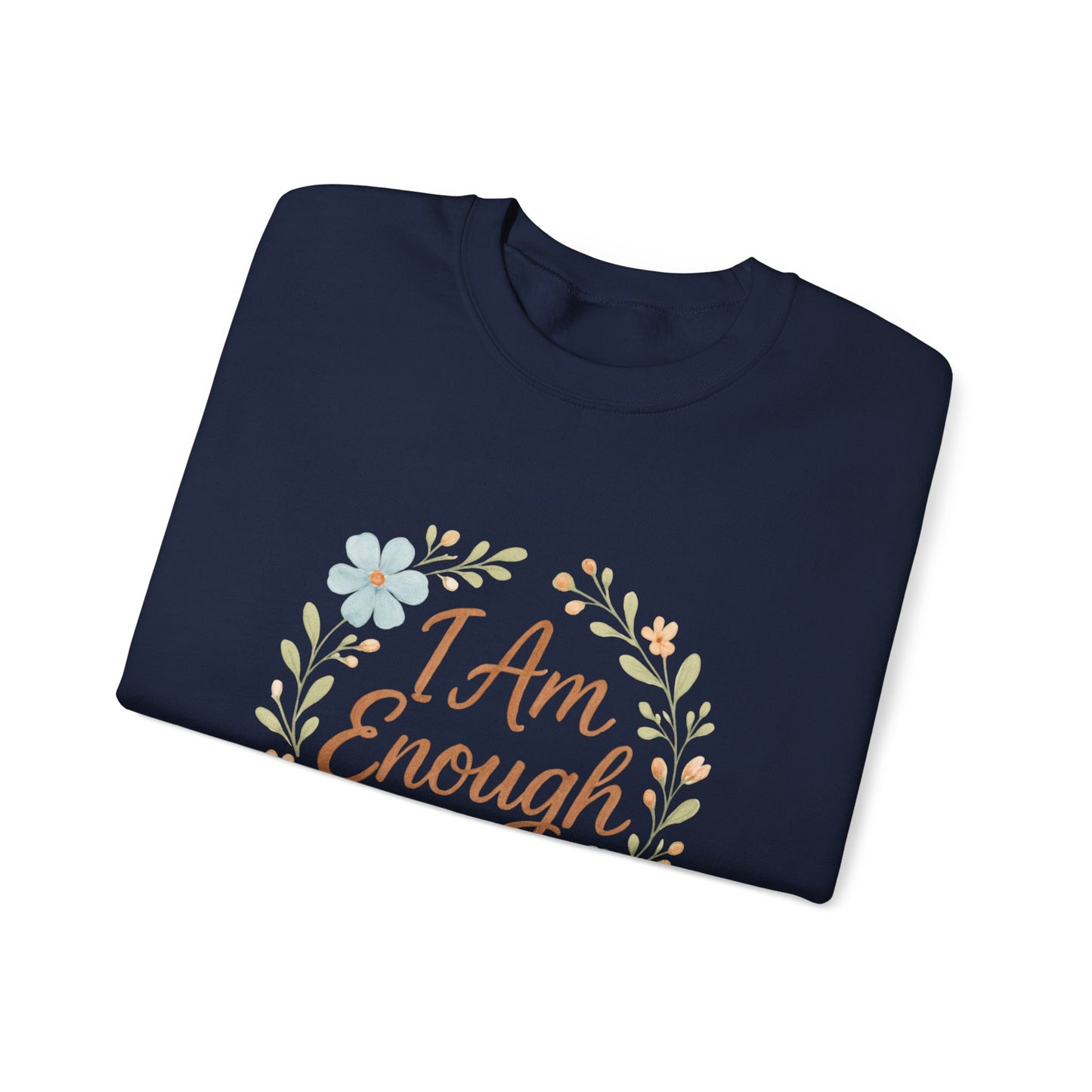 Positive Affirmation sweater, believe in yourself, empowerment message, cozy sweatshirt. Unisex Heavy Blend™ Crewneck Sweatshirt