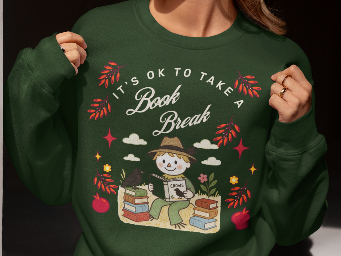 Book Lover Sweatshirt, Reading Enthusiast, Retro Fall Sweatshirt, Comfy Bookworm Pullover, Literary Gift Shirt, Unisex, Reading Sweatshirt