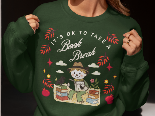 Book Lover Sweatshirt, Reading Enthusiast, Retro Fall Sweatshirt, Comfy Bookworm Pullover, Literary Gift Shirt, Unisex, Reading Sweatshirt