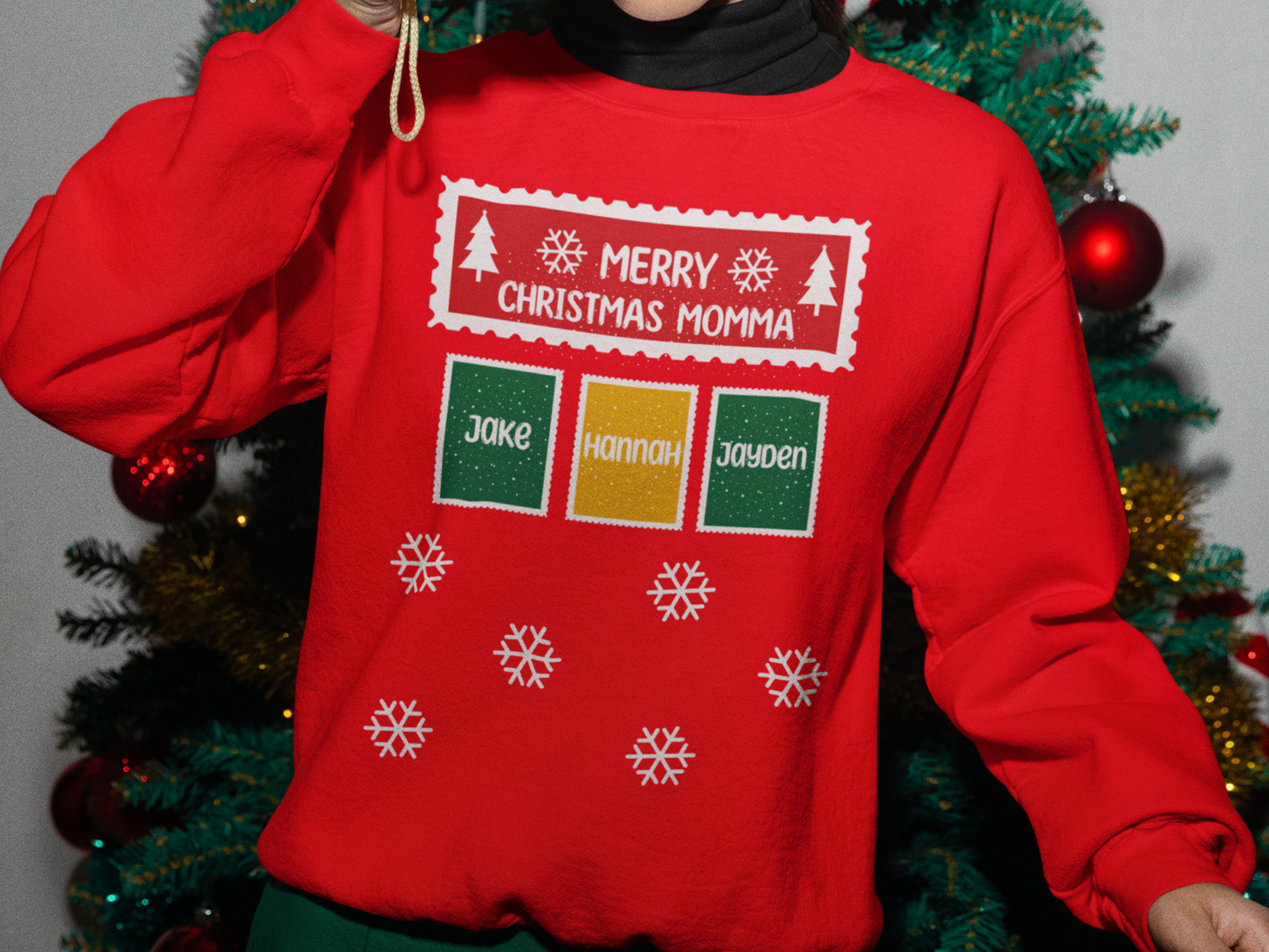 Mom's Christmas Sweater — Women's Holiday Crewneck