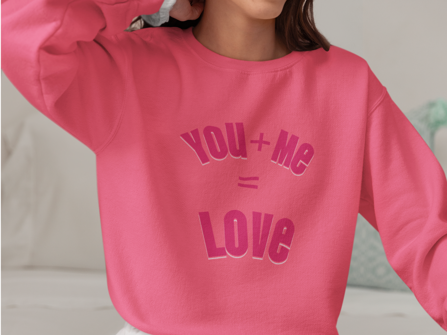 Valentine Couple Sweatshirt — Romantic Valentine's Day Gift