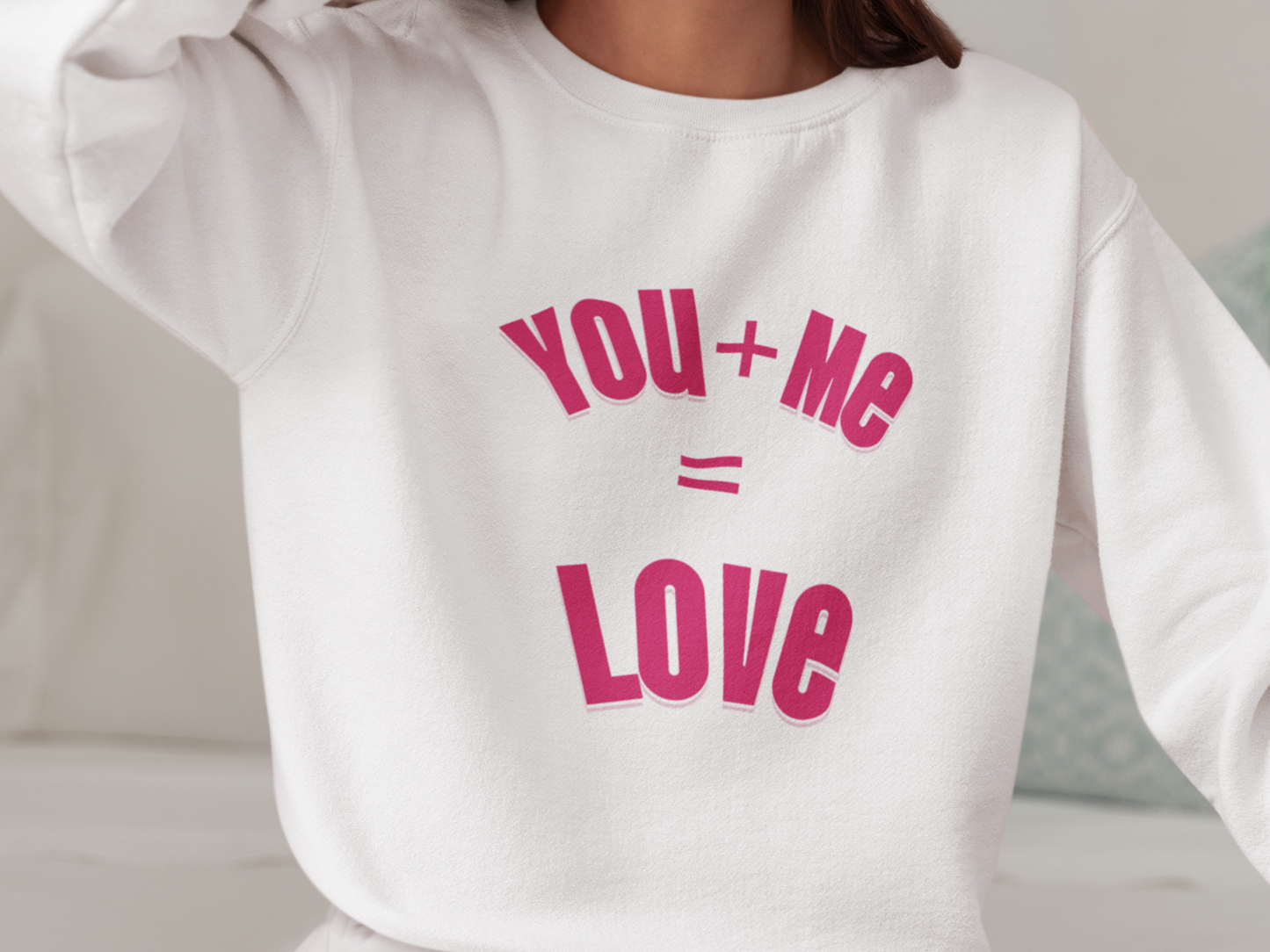 Valentine Couple Sweatshirt — Romantic Valentine's Day Gift