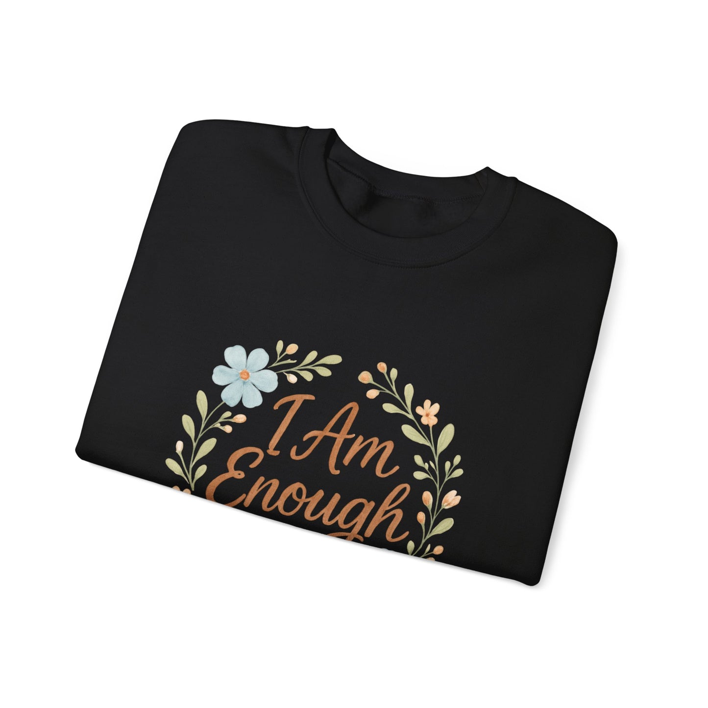 Positive Affirmation sweater, believe in yourself, empowerment message, cozy sweatshirt. Unisex Heavy Blend™ Crewneck Sweatshirt