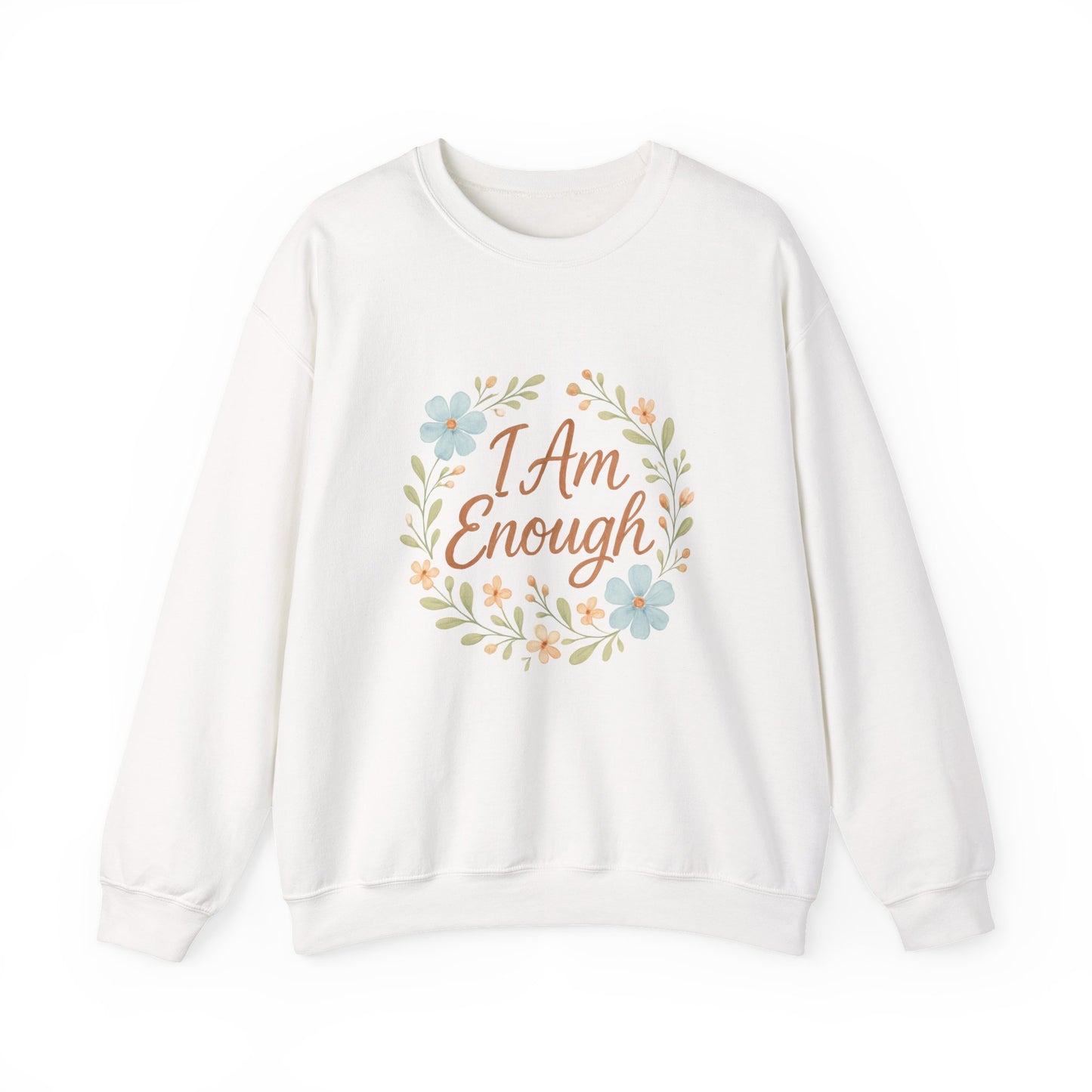 Positive Affirmation sweater, believe in yourself, empowerment message, cozy sweatshirt. Unisex Heavy Blend™ Crewneck Sweatshirt
