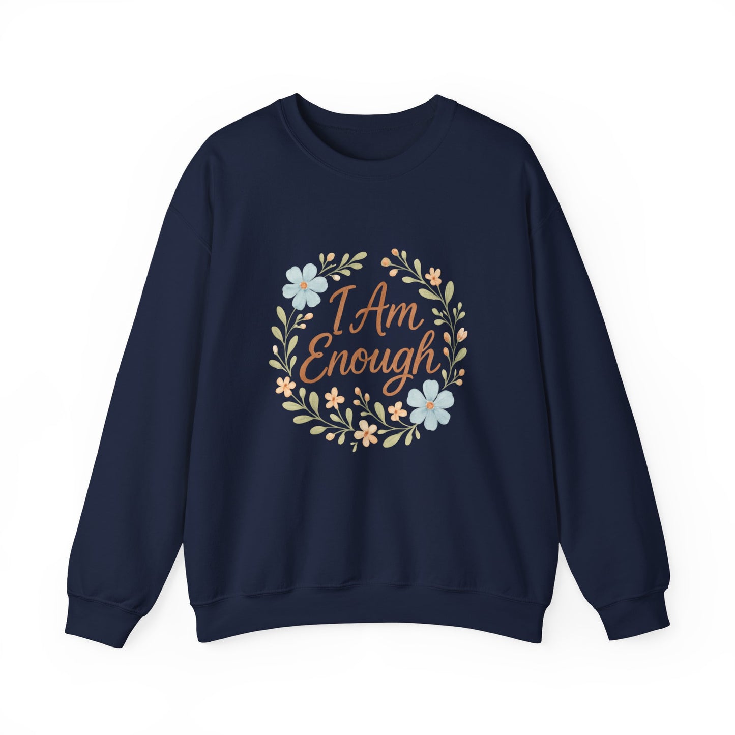 Positive Affirmation sweater, believe in yourself, empowerment message, cozy sweatshirt. Unisex Heavy Blend™ Crewneck Sweatshirt