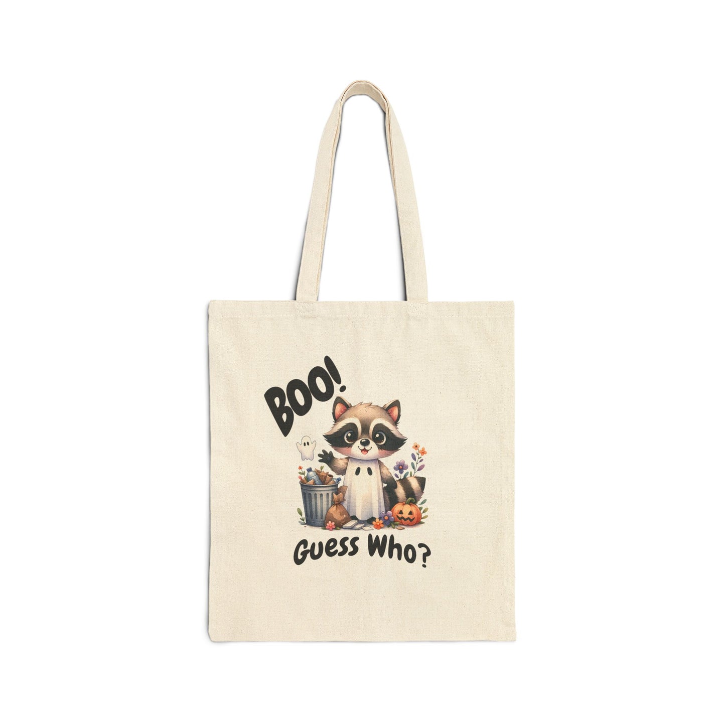 Raccoon Tote Bag, Fun Eco-Friendly Bag for Trick or Treat, Cute Gift for Kids, Back to School Tote, Grocery Bag