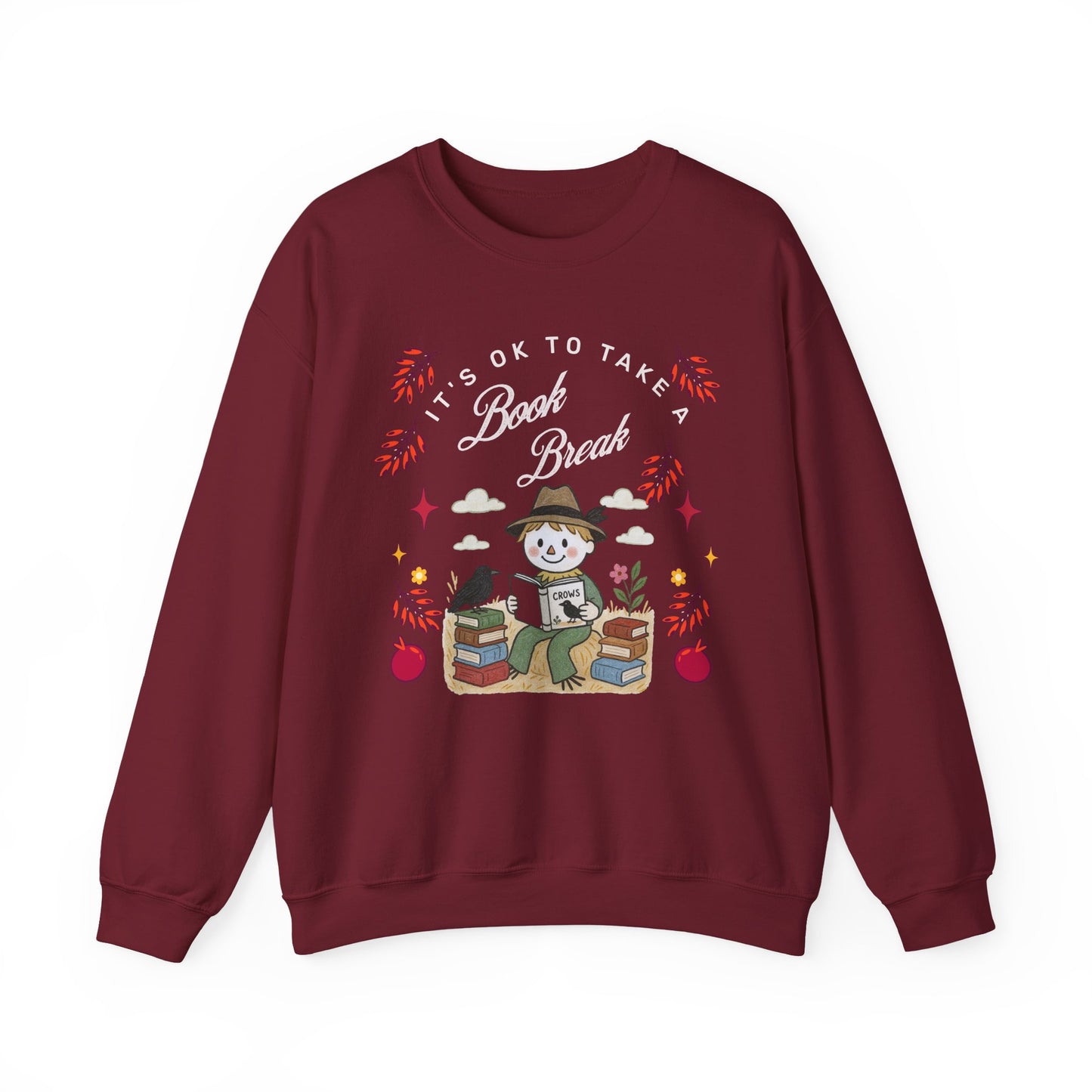 Book Lover Sweatshirt, Reading Enthusiast, Retro Fall Sweatshirt, Comfy Bookworm Pullover, Literary Gift Shirt, Unisex, Reading Sweatshirt
