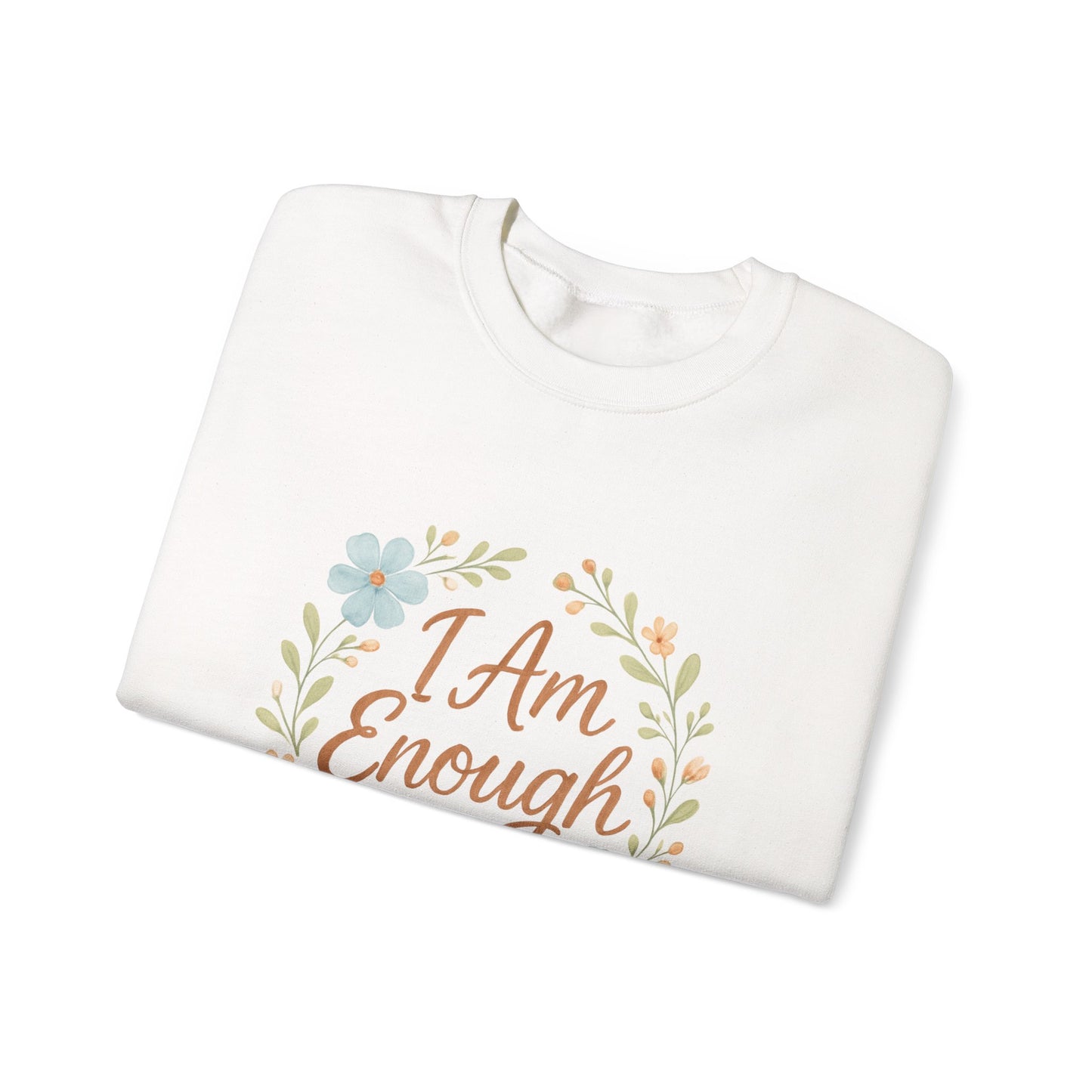 Positive Affirmation sweater, believe in yourself, empowerment message, cozy sweatshirt. Unisex Heavy Blend™ Crewneck Sweatshirt