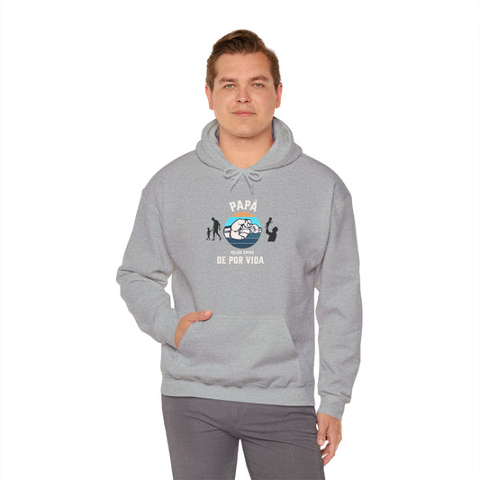 Retro Father's Day Hoodie — "Dad Best Friend for Life / "Papa mejor amigo de por vida." Vintage Dad Gift.