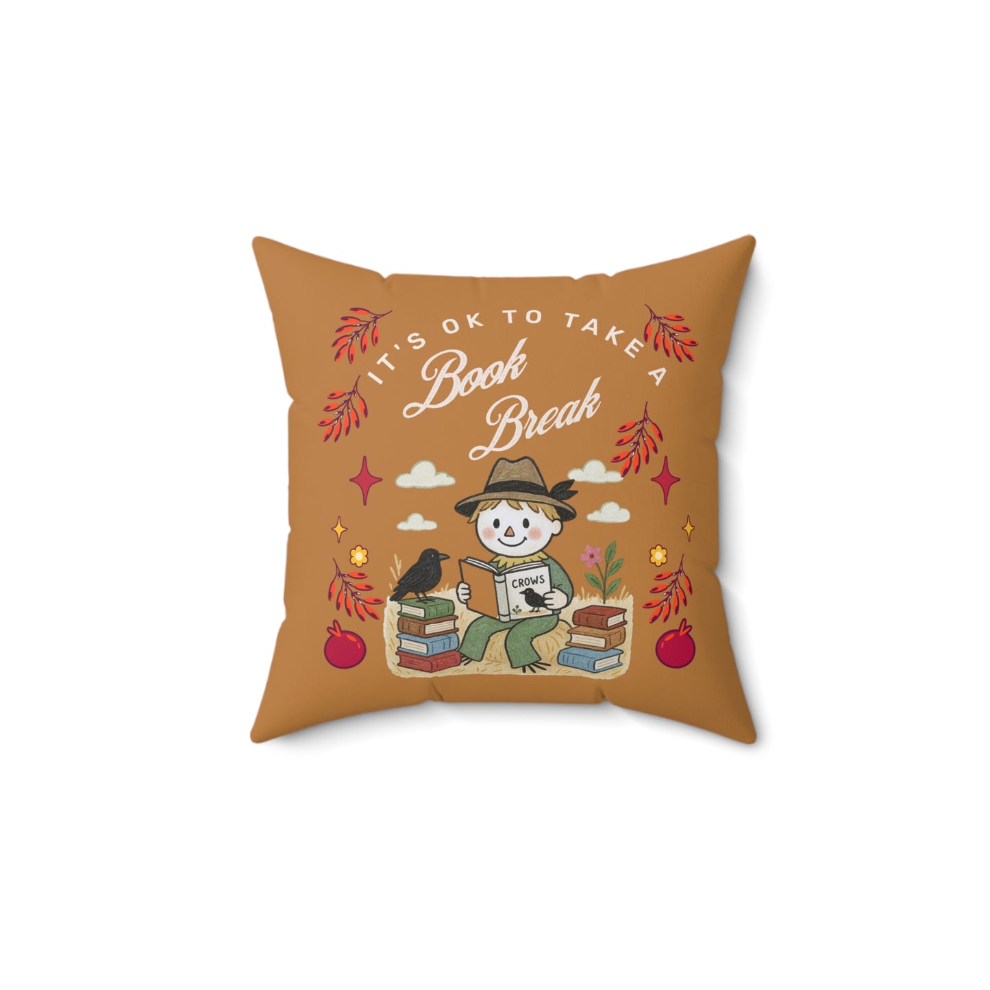 Decorative Pillow Scarecrow, Fall Pillow, Fall Decoration