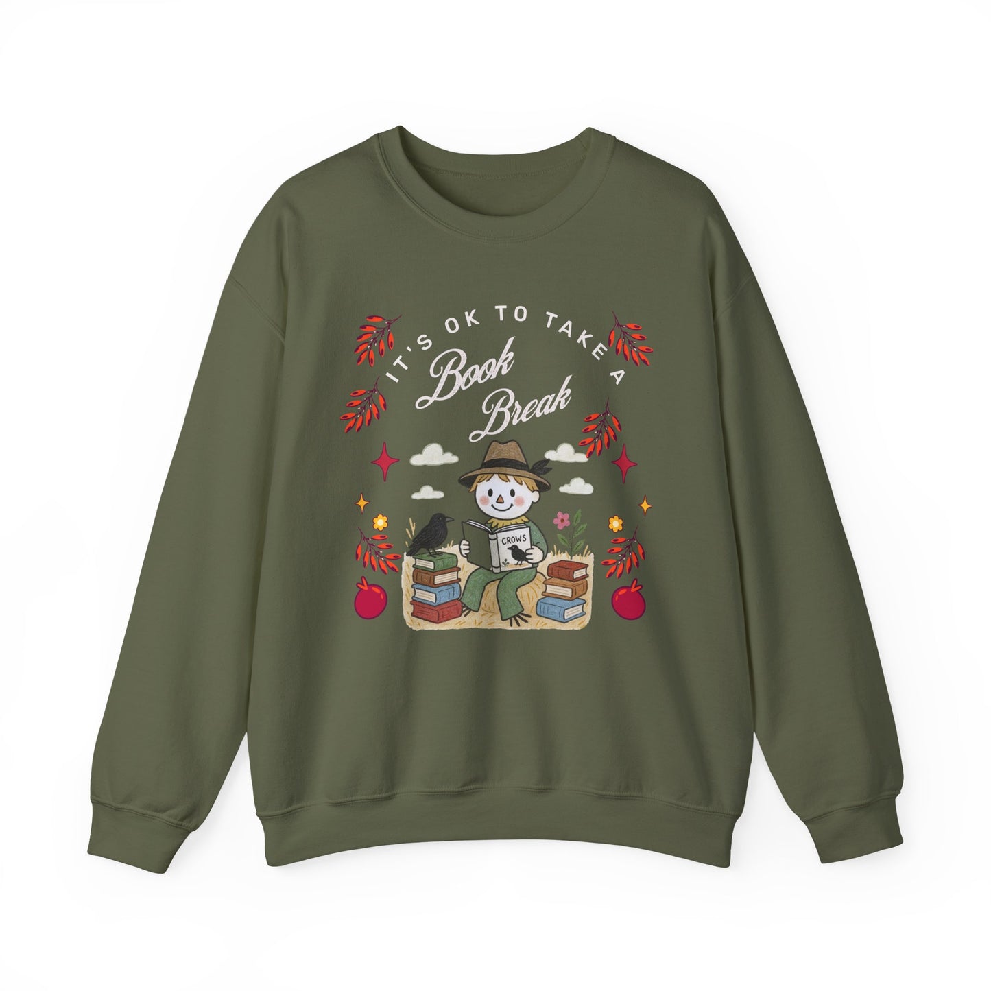 Book Lover Sweatshirt, Reading Enthusiast, Retro Fall Sweatshirt, Comfy Bookworm Pullover, Literary Gift Shirt, Unisex, Reading Sweatshirt