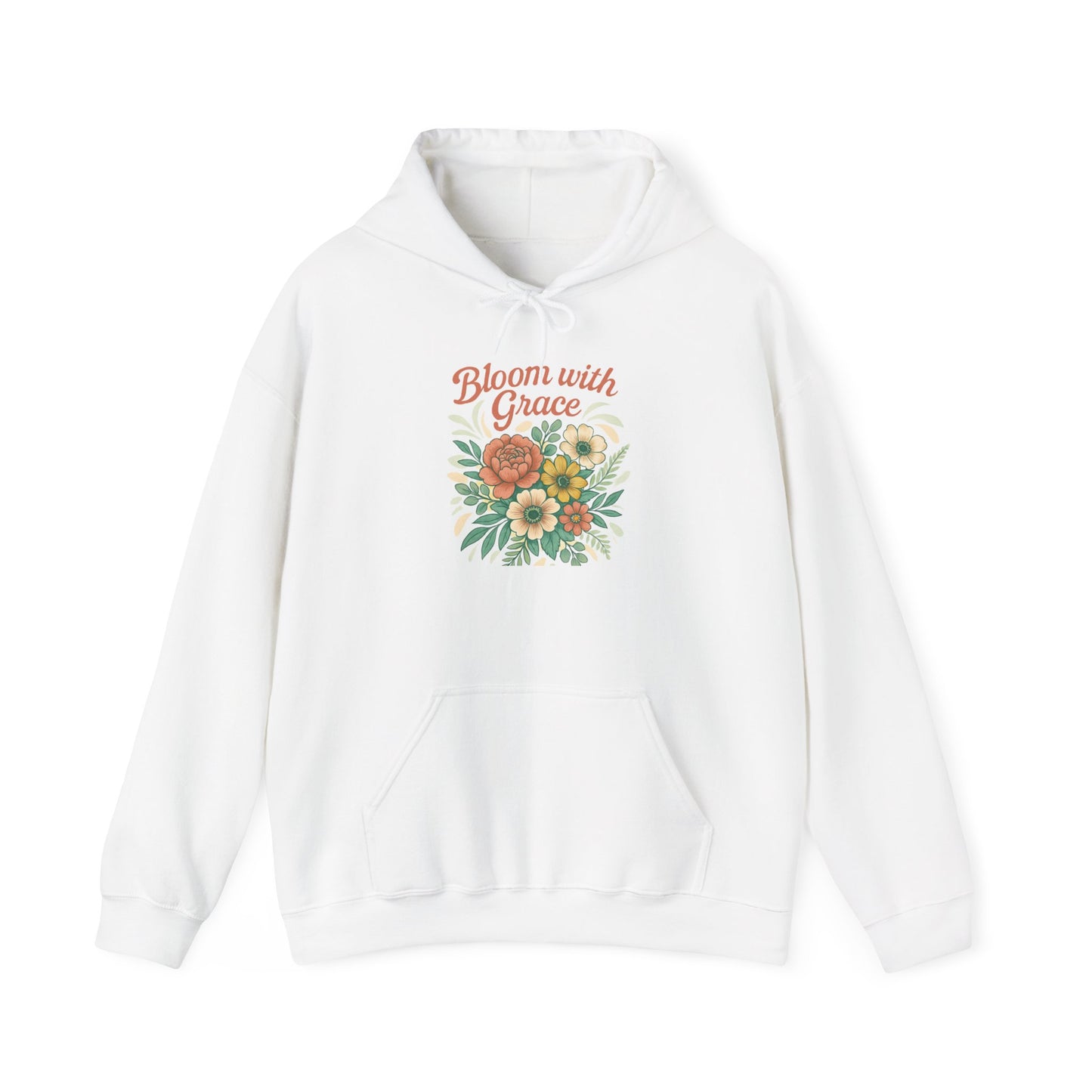 Modern Floral Unisex Hoodie Sweatshirt, Cozy Sweater, Great Gift for Women, Women's Winter Fashion, Flower Pattern Top, Gift for Her, Floral