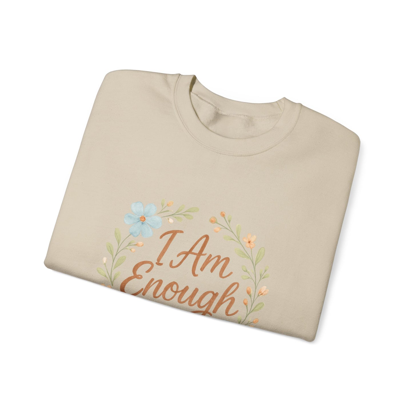 Positive Affirmation sweater, believe in yourself, empowerment message, cozy sweatshirt. Unisex Heavy Blend™ Crewneck Sweatshirt