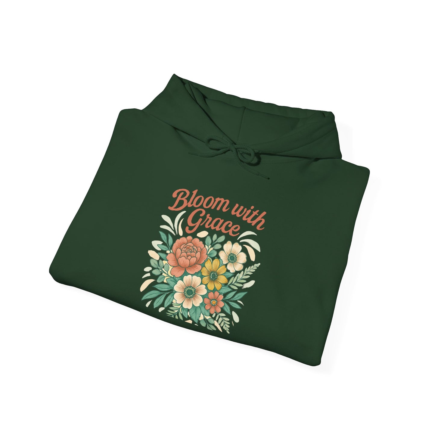 Modern Floral Unisex Hoodie Sweatshirt, Cozy Sweater, Great Gift for Women, Women's Winter Fashion, Flower Pattern Top, Gift for Her, Floral