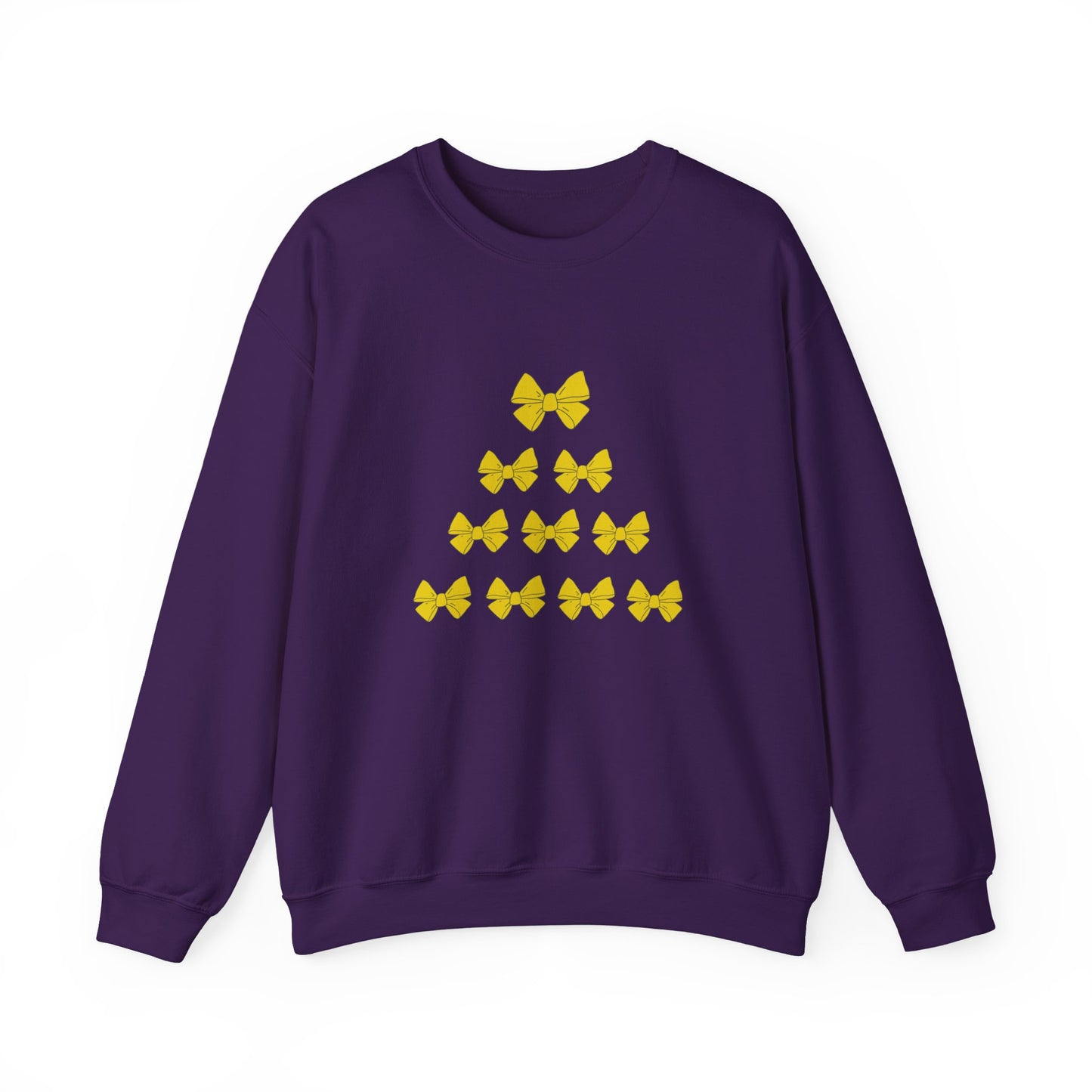 Christmas Tree Bow Sweatshirt — Festive Holiday Sweater Design