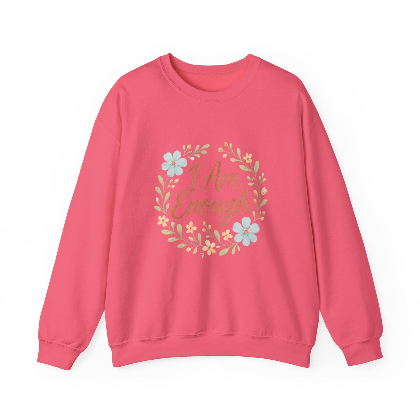 Positive Affirmation sweater, believe in yourself, empowerment message, cozy sweatshirt. Unisex Heavy Blend™ Crewneck Sweatshirt
