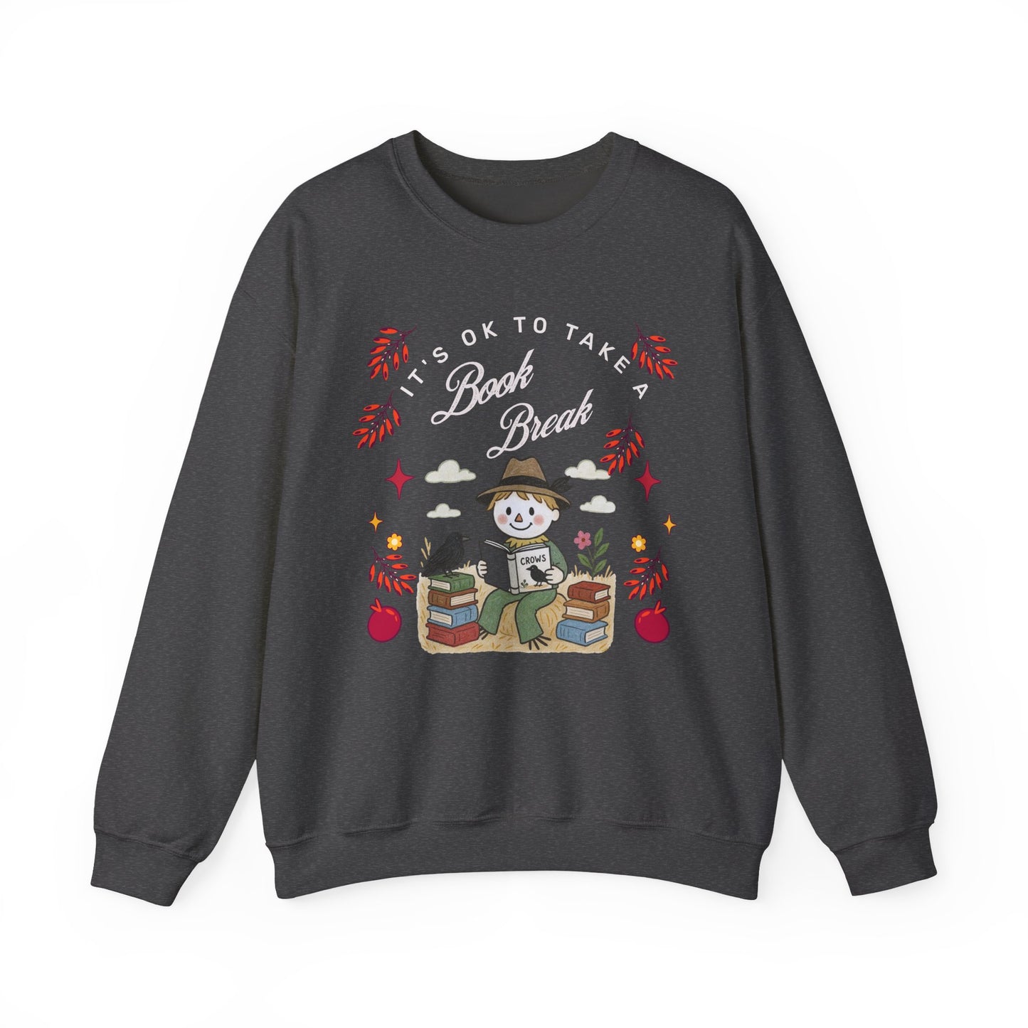 Book Lover Sweatshirt, Reading Enthusiast, Retro Fall Sweatshirt, Comfy Bookworm Pullover, Literary Gift Shirt, Unisex, Reading Sweatshirt