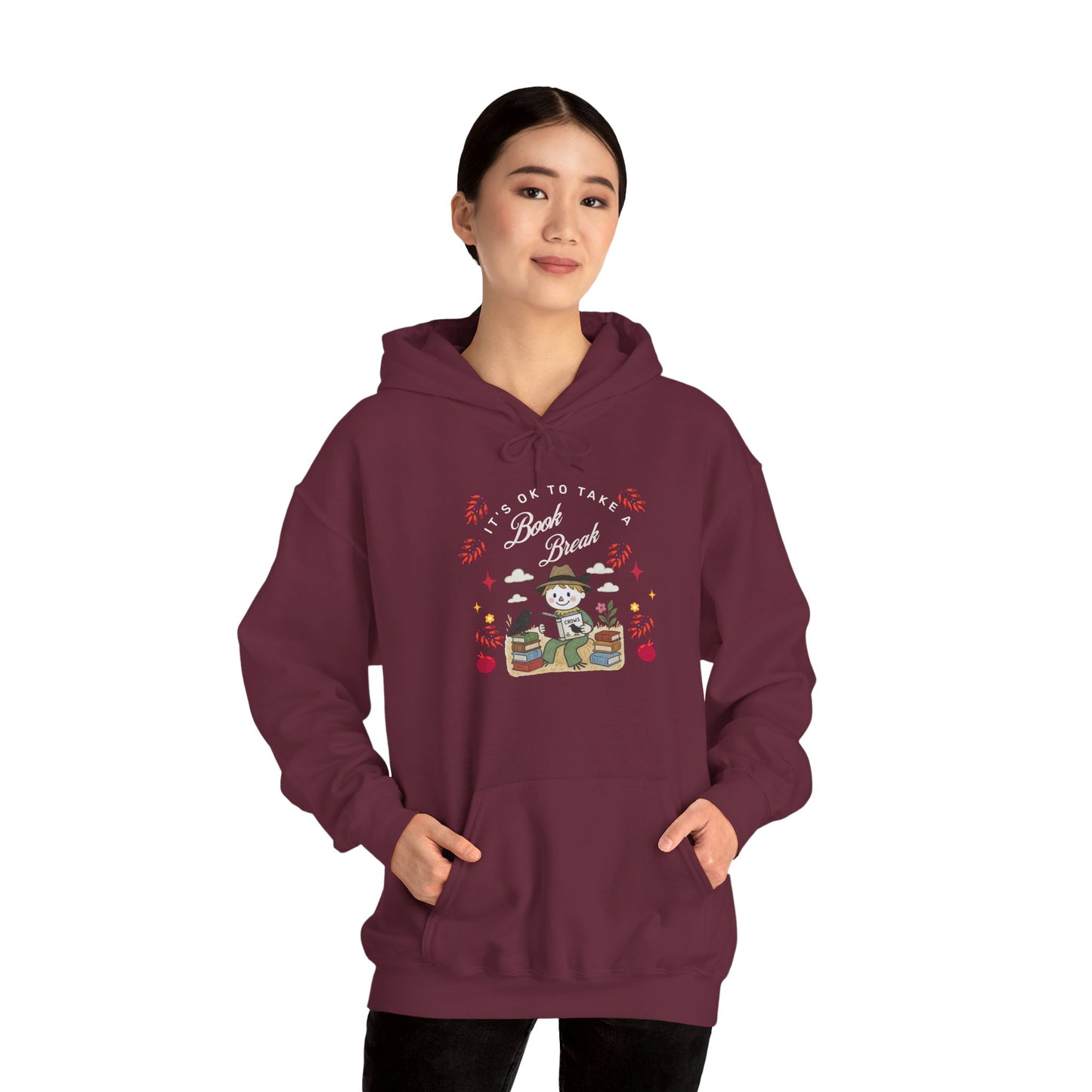 Book Lover Hoodie -Fall Outfit, Fall Hoodie for Book lovers