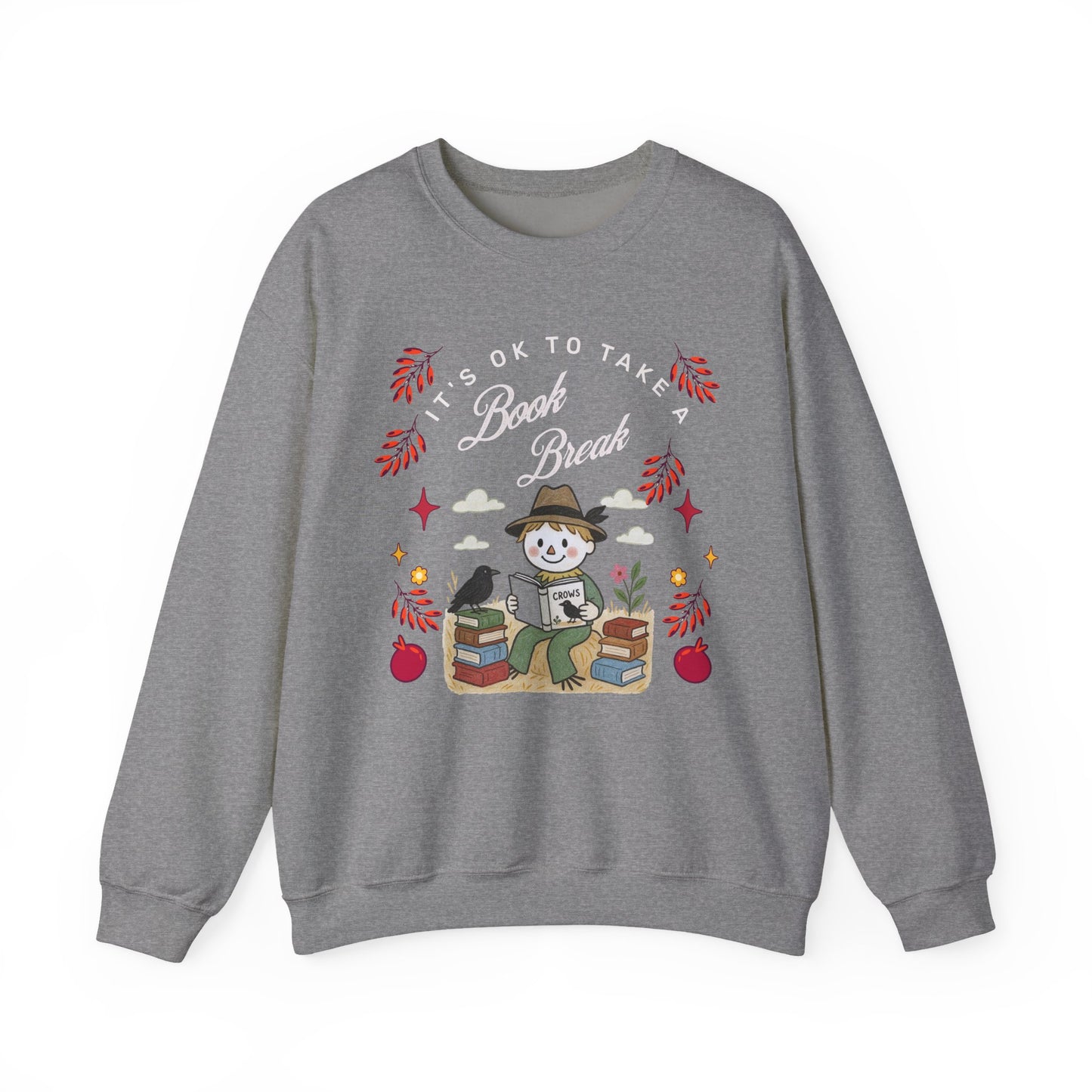 Book Lover Sweatshirt, Reading Enthusiast, Retro Fall Sweatshirt, Comfy Bookworm Pullover, Literary Gift Shirt, Unisex, Reading Sweatshirt